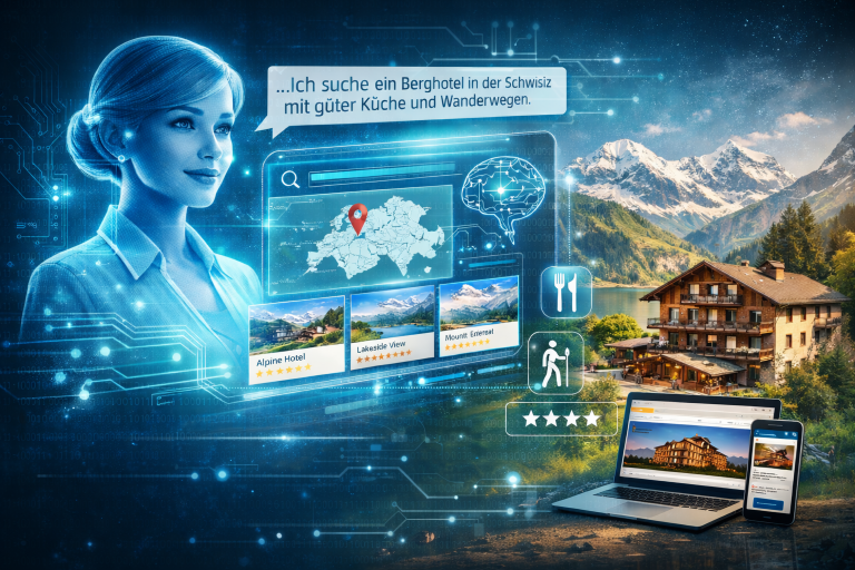 AI Hotelsuche und Reiseplanung mit künstlicher Intelligenz für Hotels