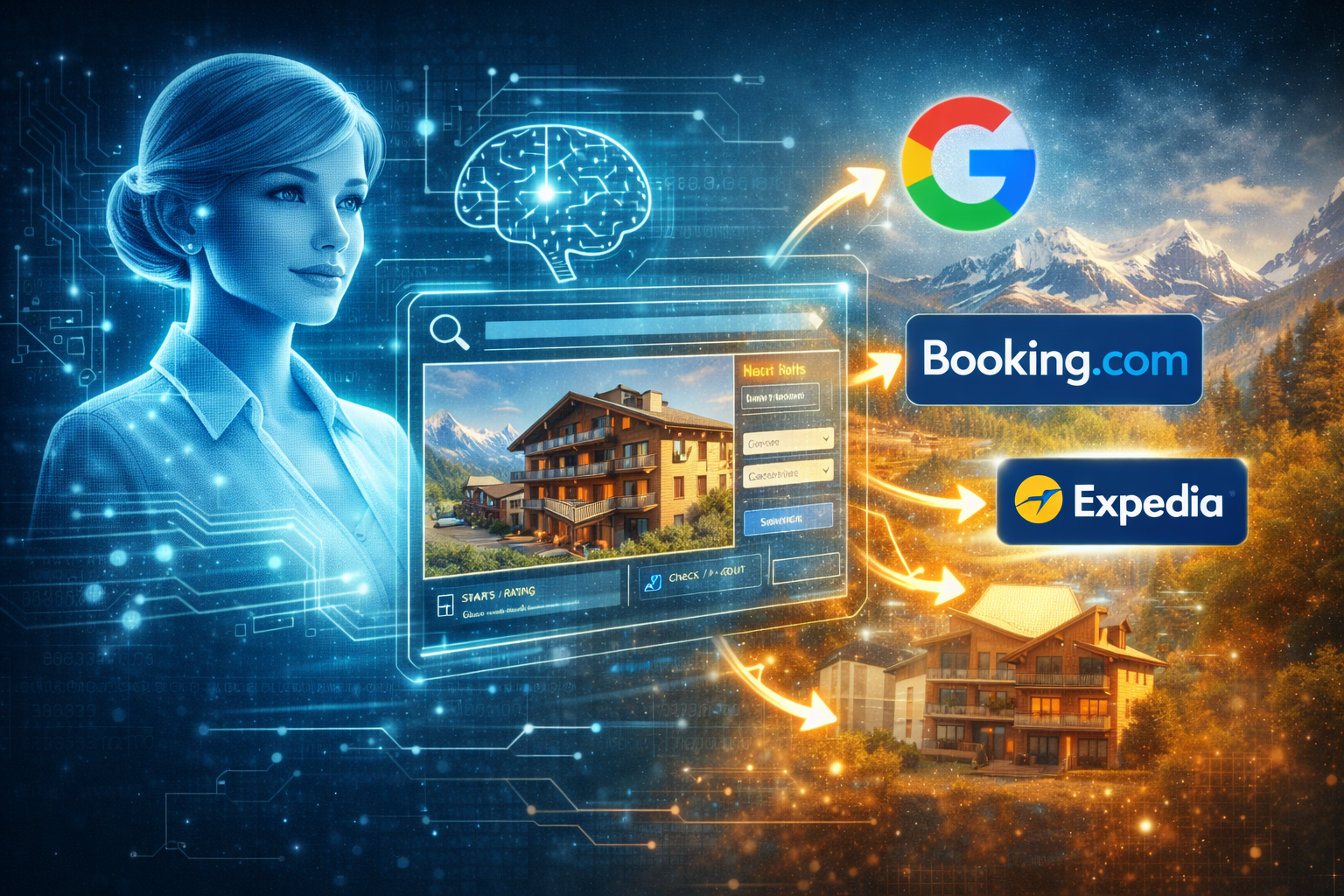 AI Hotelsuche und Hotel Distribution mit Google, OTAs und kuenstlicher Intelligenz